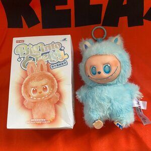 POP MART Bubble blue bag doll pendant key pendant
